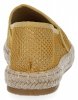 Żółte ażurowe espadryle damskie firmy Lady Glory